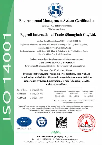 ISO 14001:2015 / GB-T 24001-2016 — Environmental Management System