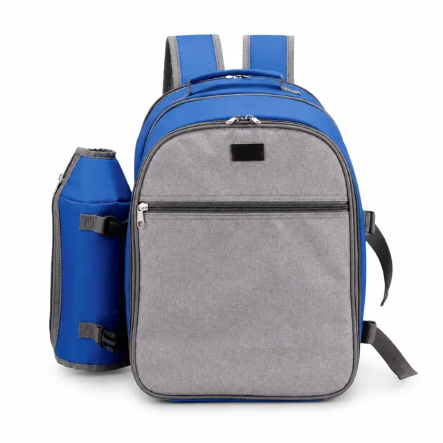 Cooler Picnic Backpack Set for Children - Custom (Polyester, 27*21*38cm)