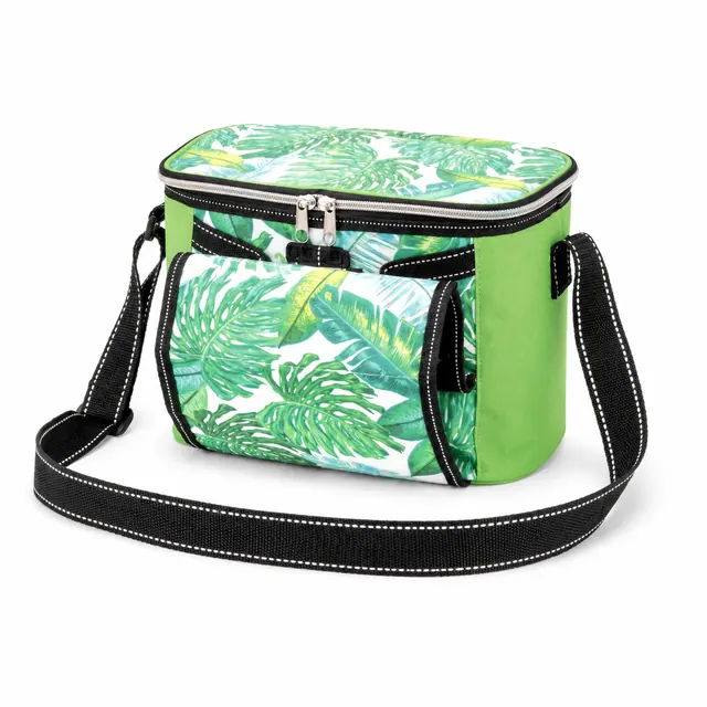 Cooler Tote Lunch Bag for School with Custom Logo (600D + Microfiber, 26×13.5×19 cm)