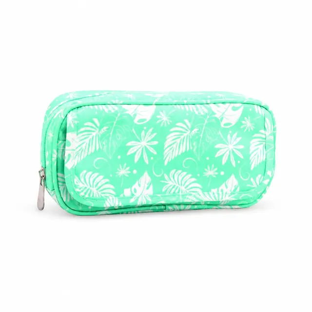 Waterproof Canvas Cosmetic Bag — 21.5 x 4.5 x 10.5 cm