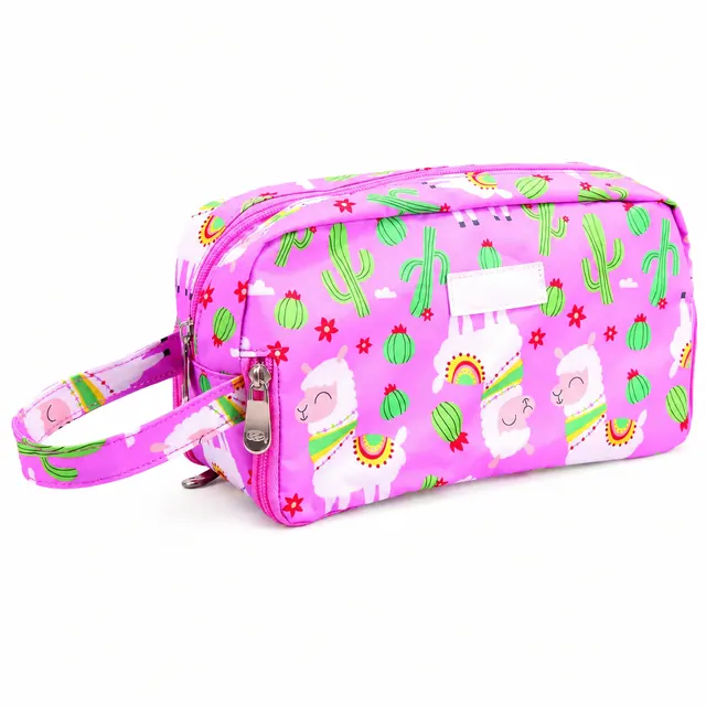 Custom Printed Travel Makeup Bag & Cosmetic Pouch — 24 x 8.5 x 13 cm