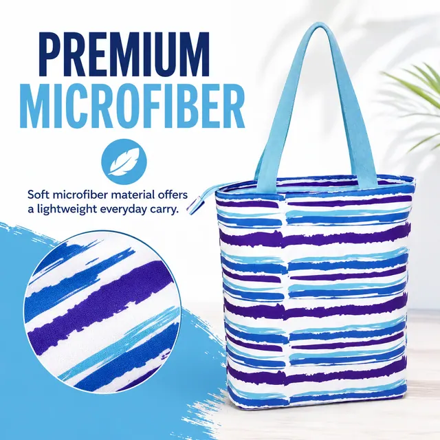 Baby Diaper Outdoor Tote Bag — 36 x 13 x 36 cm — construction detail view 2