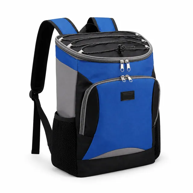 Insulated Lunch Backpack with Multiple Compartments and Bottle Pocket (Polyester, 31.5x16.5x45 cm)