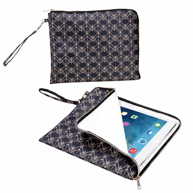 Mini Computer / iPad Bag for Business Trips — 600D + Microfiber, 28×22.5 cm