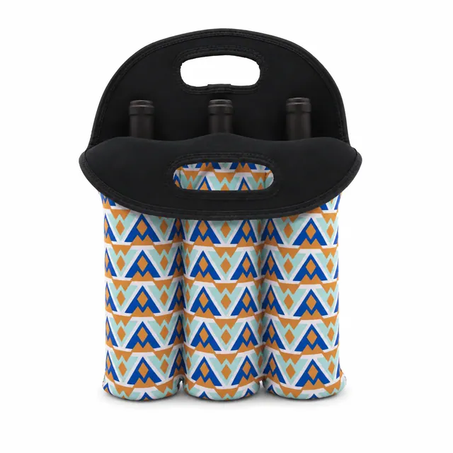 Neoprene Double Wine Cooler Bag (32*43cm, Neoprene, Two-Bottle Tote)