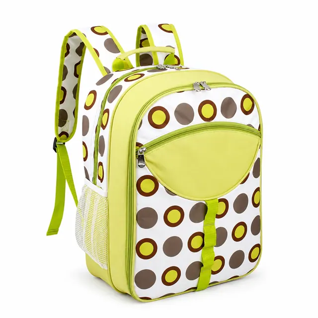 Picnic Backpack with Utensil Storage (600D Polyester + PEVA, 29*18*42cm)