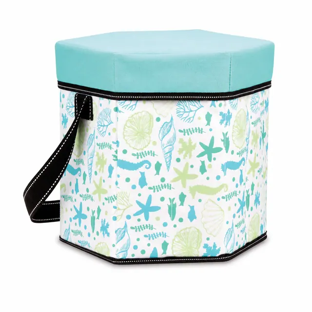 Polyester Lady Cooler Lunch Bag for Picnic (600D + Microfiber, 41x15x25cm)