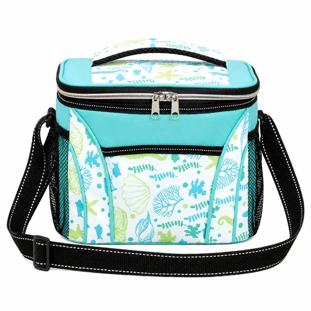 Portable Cooler Bag for Picnic & Lunch (600D + Microfiber, 29x25.5x27cm)