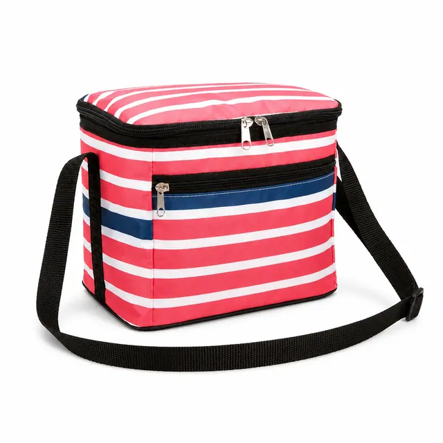 Soft Waterproof Cooler Bag for Picnic & Lunch (600D + Microfiber, 19.2x19.2x21.5cm)