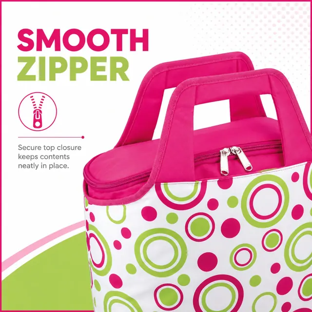 Thermal Cooler Lunch Bag with Custom Logo for Outdoor (Polyester, Leakproof) — construction detail view 3