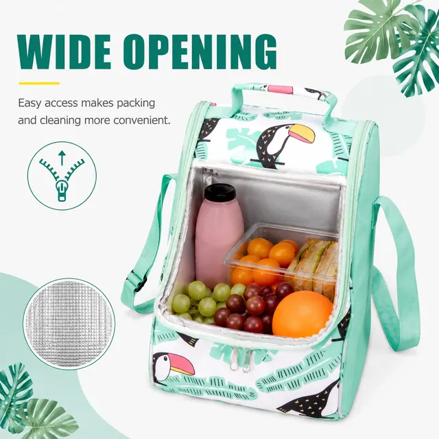 Thermal Picnic Cooler Lunch Bag - Wholesale (600D Polyester + PEVA, 35x16x25cm) — construction detail view 2