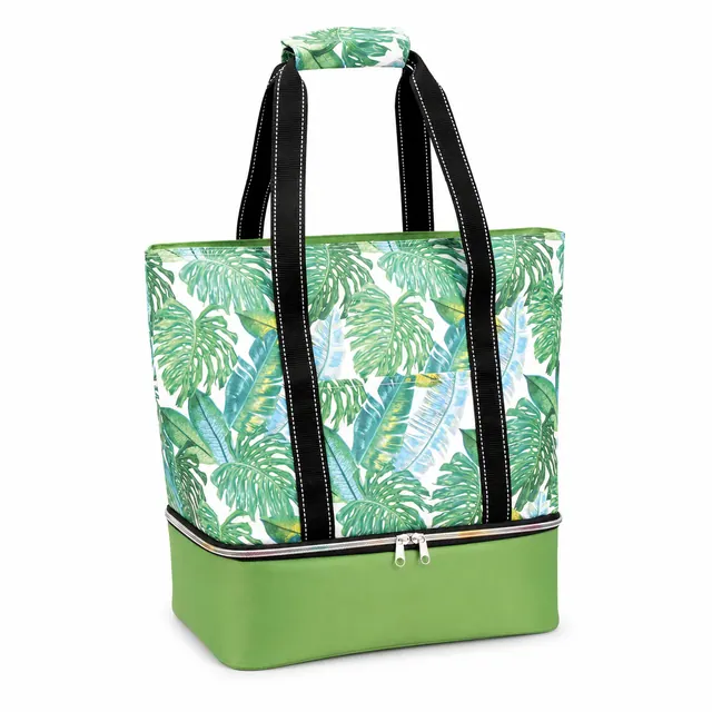 Waterproof Cooler Bag Picnic/Lunch Bag (600D + Microfiber, (43+35)*22*38cm)