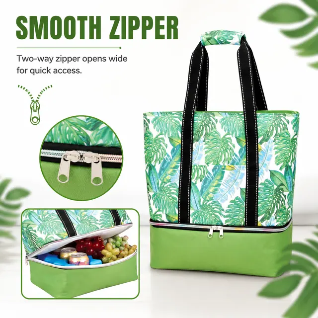 Waterproof Cooler Bag Picnic/Lunch Bag (600D + Microfiber, (43+35)*22*38cm) — construction detail view 3